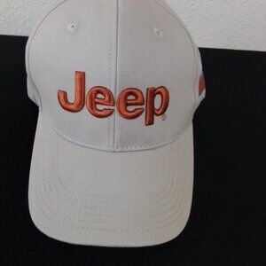 JEEP Snapback Khaki/Orange 100% Cotton